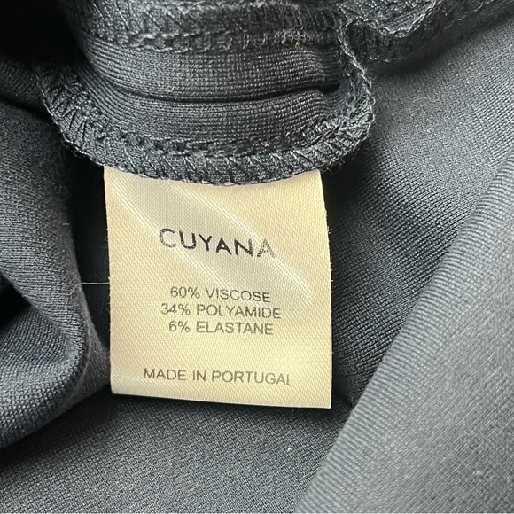 Cuyana Navy Blue Shift Cap Sleeve‎ Career Dress Knee Length Womens Size Large - Picture 3 of 11